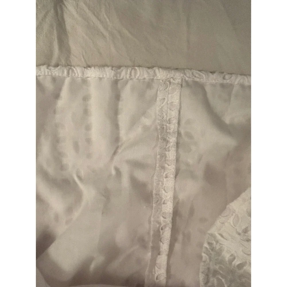 Lilly Pulitzer Girls White Eyelet Ruffle Sleeveless Dress Summer Party ~SZ 10